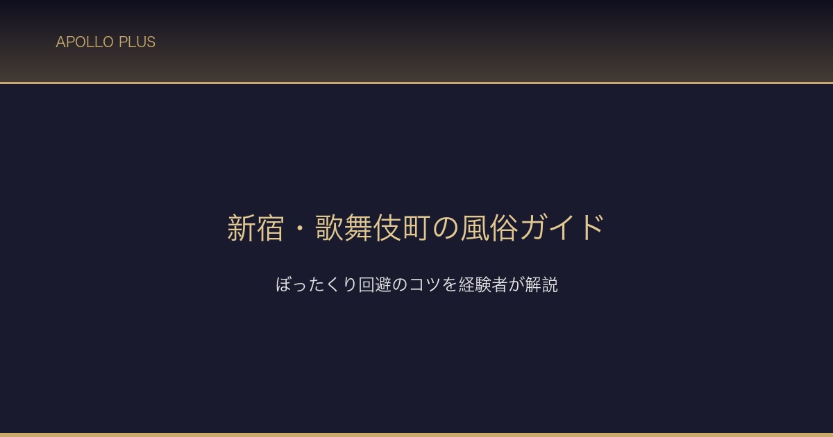 新宿歌舞伎町風俗ガイド サムネイル